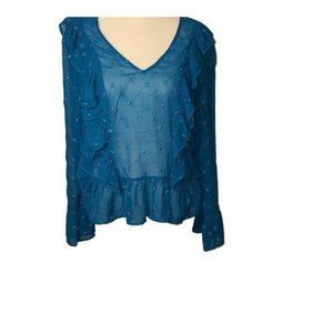 New York & Company| Blue Blouse size M